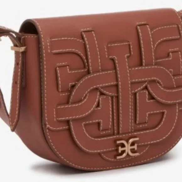 Sam Edelman Bay Leather Saddle Bag Handbag *NWT* - Picture 3 of 8